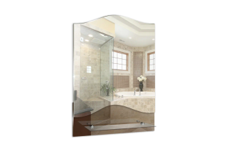Зеркало MIXLINE Вираж 450×650 с полкой 525478