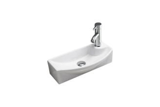 Раковина MELANA MLN-7946R из литьевого мрамора