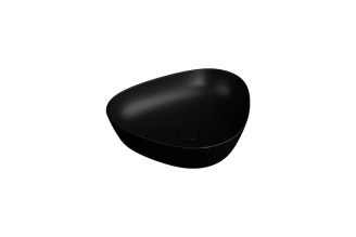 Раковина-чаша Vitra Plural низкая треугольная 47 см, черная 7812B483-0016