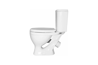 Унитаз-компакт Sanita Формат комфорт к/в, двухрежимная арматура Oliveira 438867 WC.CC/Format/2-DM/WHT.G/S1