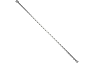 Карниз для ванной VETTA 2.6 м, серебристый, алюминий 461-306