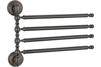Поворотный держатель для полотенец Savol S-006604H, 4 перекладины