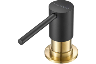 Дозатор для моющего средства MILACIO Ultra чёрно-золотой MCU.934.BGD