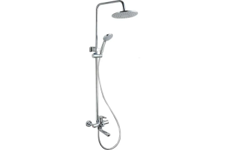 Душевая система G-Lauf NUD16-A045 с лейкой «Тропический дождь», хром