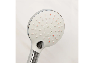 Лейка для душа RAIN 3 режима, кнопка, 120мм, хром 582-023