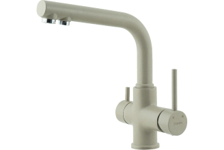 Смеситель для кухни Lemark Comfort LM3061PGR с подключением к фильтру, грей