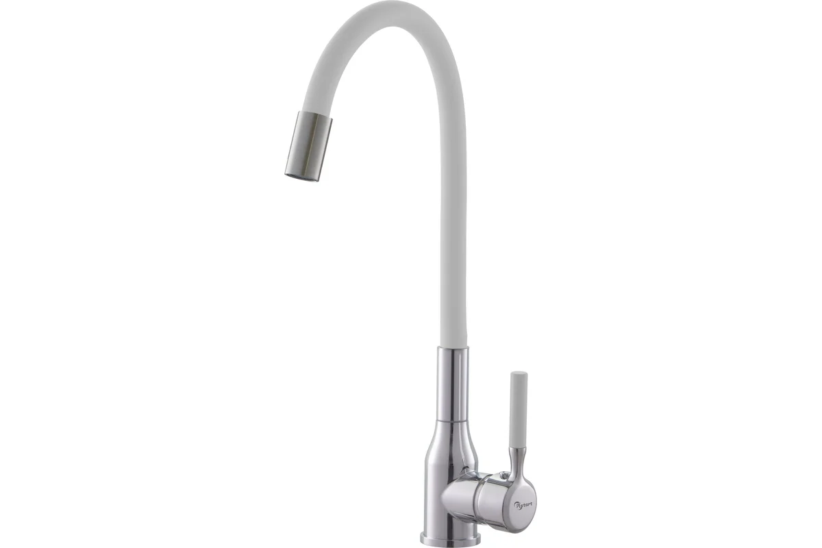 Смеситель для кухни Plstart с силиконовым гибким изливом PG54022B23