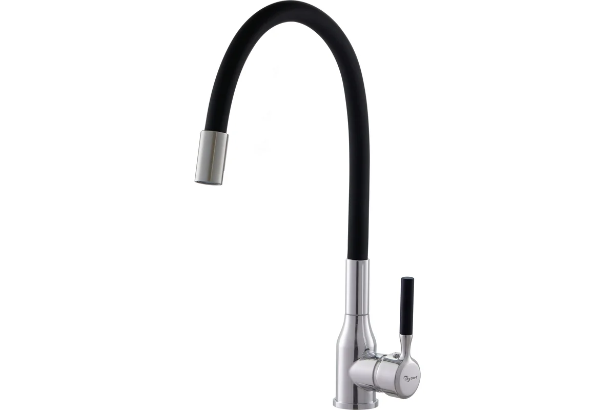 Смеситель для кухни Plstart с силиконовым гибким изливом PG54022B24