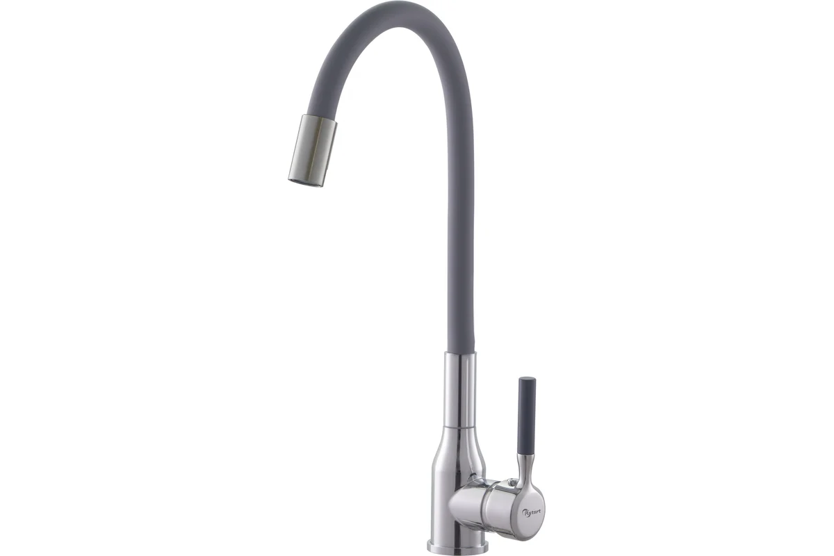 Смеситель для кухни Plstart с силиконовым гибким изливом PG54022B27