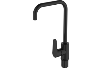 Смеситель для кухни VODA Waterfall WF519B, черный