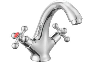 Смеситель для умывальника Fauzt FZs901 маховики А54 ИС.240117