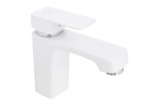 Смеситель для раковины СоюзКран керам. картридж 35мм, белый, цинк, SK02-M105 567-120