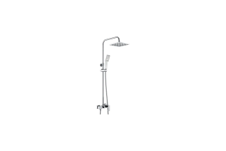 Душевой комплект со смесителем WasserKraft A17702, 80/115×54,2 см