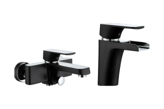 Комплект смесителей D&K Berlin Technische DA143283215SET, черный