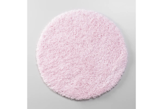 Коврик для ванной WasserKraft Dill Barely Pink BM-3917, розовый, круглый 600×600 мм