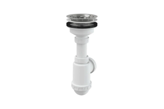 Сифон для мойки Alca Plast A446-DN50/40 бутылочный 3 1/2"x40/50