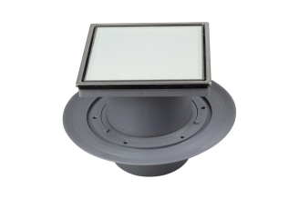 Точечный трап Pestan Confluo Standard 15x15 White Glass 13000098
