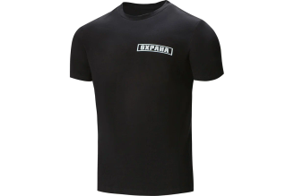 Футболка СОЮЗСПЕЦОДЕЖДА Люкс с надписью Охрана, черная, 4XL/58 2000000129099