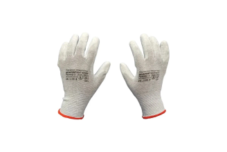 Перчатки Scaffa antistat PU1350A-LG от статического электричества, размер 7, 00-00015301