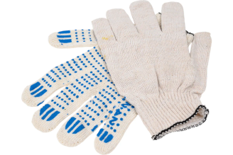 Перчатки с ПВХ РемоКолор 10 класс вязки, 4-х нитка, 24-2-002