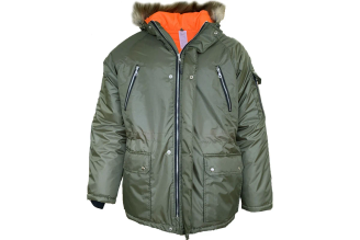 Куртка Спрут Аляска длинная, хаки, р. (56-58) 112-116/170-176 130230