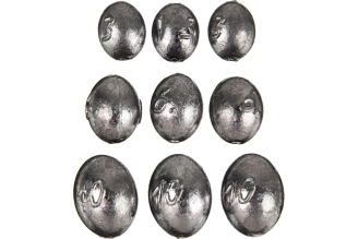 Набор грузов AZOR FISHING Оливка 3шт, 3.5-7-10 г 125-077