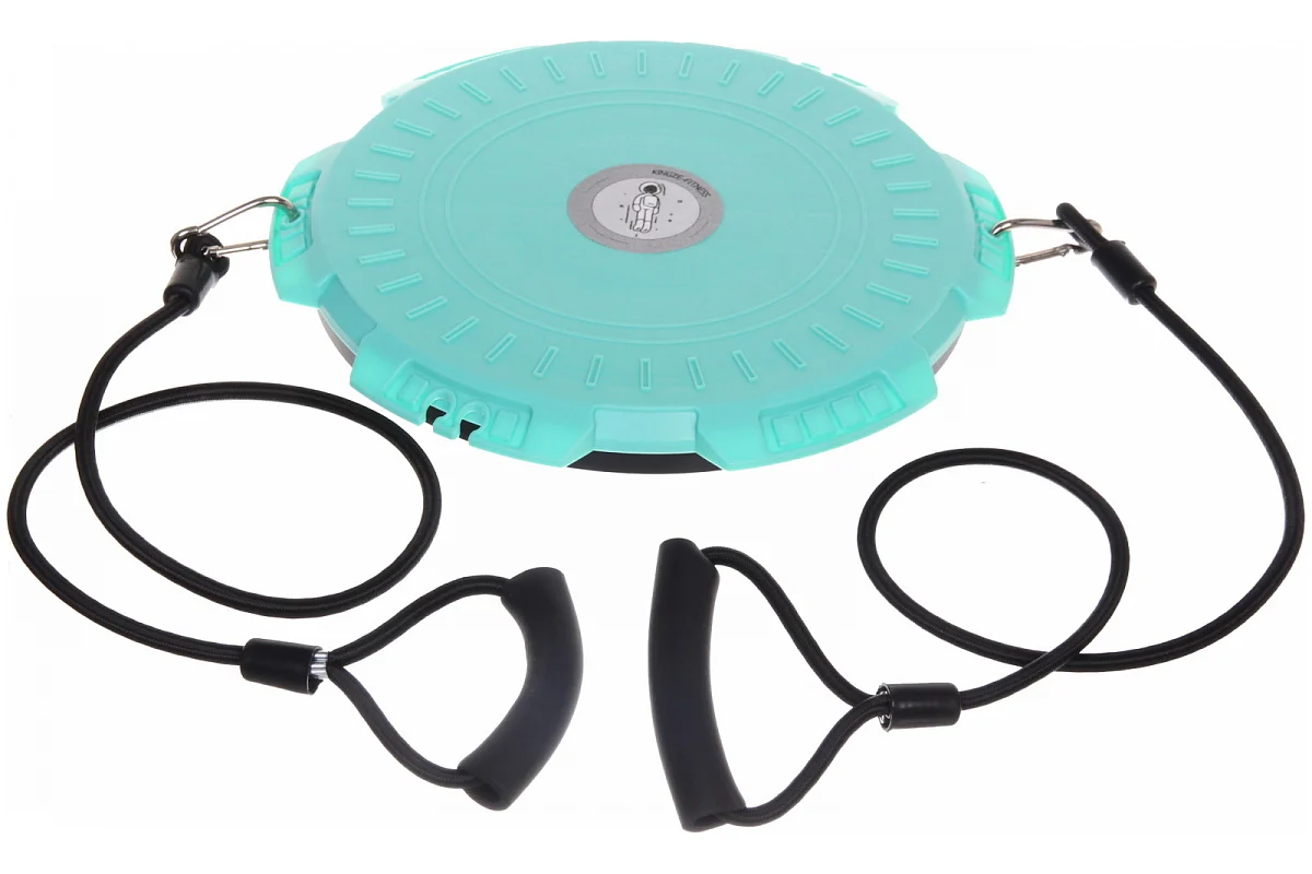 Диск вращающийся Sportage "Gracefulness" d-30 см, с эспандерами (нагрузка 13 кг), зеленый 267-950