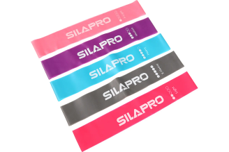 Набор фитнес резинок SILAPRO 5 шт., 60x5 см 093-008