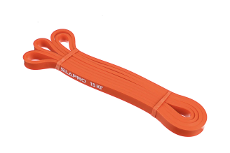 Силовая эластичная лента для фитнеса SILAPRO 208x0.45x1.3 см, 15 кг 093-002
