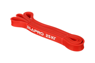 Силовая эластичная лента для фитнеса SILAPRO 208x0.45x2.2 см, 25 кг 093-003