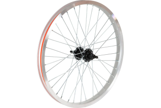 Колесо STG 20" переднее для BMX, двойной алюминиевый обод, 36 отверстий, втулка SF-A45F сталь, гайка 10мм ось Х95049