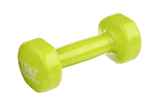 Гантель с виниловым покрытием SILAPRO 1.5 кг 197-006