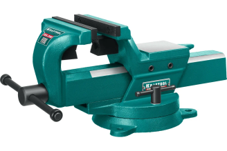 Кованые стальные тиски KRAFTOOL Forge-155/200 32700-200