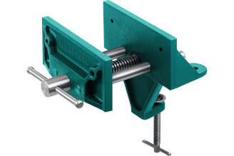 Столярные переносные тиски KRAFTOOL 155 мм, на струбцине 32720-155