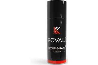 Аэрозольная грунт-эмаль KOVALI 3 в 1 матовая RAL 9005 520 мл 00-00014981