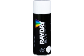 Акриловая аэрозольная краска RAYDAY матовая белая 520 мл PU-0002-M