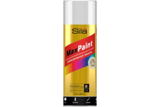 Термостойкая аэрозольная эмаль Sila Home Max Paint SILP_T9003 белая RAL 9003, 520 мл