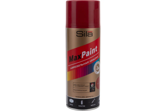 Универсальная аэрозольная эмаль Sila Home Max Paint RAL 3003 вишневая 520 мл SILP3003