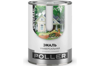 Универсальная эмаль ПРЕСТИЖ Poller ПФ-115, красно-коричневая, 0,8 л, 240966