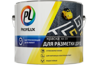 Краска для разметки дорог Profilux DIY желтая 5 кг, 00-004730