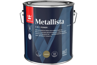 Краска по ржавчине Tikkurila Metallista золотистая глянцевая 2,3 л 700014094