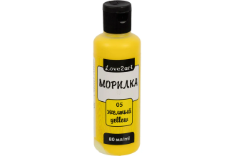 Морилка Love2art LAS-80 505044, 80 мл, 05 желтая