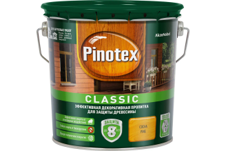 Декоративная пропитка для защиты древесины PINOTEX CLASSIC NW (сосна; 2.7 л) 5234309