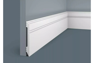 Плинтус Cosca decor PX005 108x12 мм, 2000 мм, экополимер СПБ069613