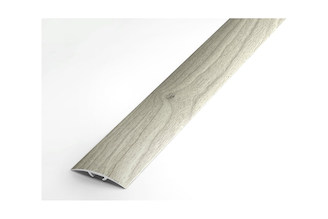 Порог прямой скрытый алюминиевый (35 мм; 0.9 м; декоративный; серебристая сосна) Лука УТ000026138