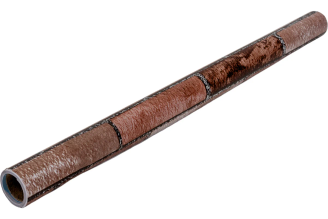 Пленка самоклеящаяся 0.45х2 м кирпич коричневый Рыжий кот 008193