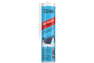 Каучуковый герметик для кровли Sila PRO Max Sealant All Weather кирпичный 290 мл SAWRD290