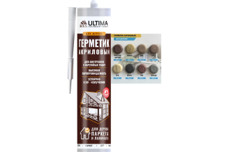 Акриловый герметик для дерева ULTIMA ULTD300 дуб, 300 г