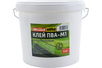 Клей ПВА-М1 Movatex Elite универсальный, 5 кг Т02312