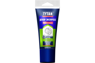 Монтажный клей TYTAN PROFESSIONAL Декор Экспресс 16165, акриловый, 210 г, белый 247384